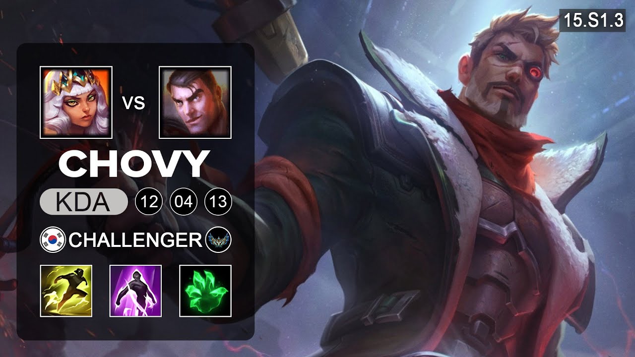 Jayce vs Qiyana Mid - KR Challenger - Patch 15.S1.3 Season 15