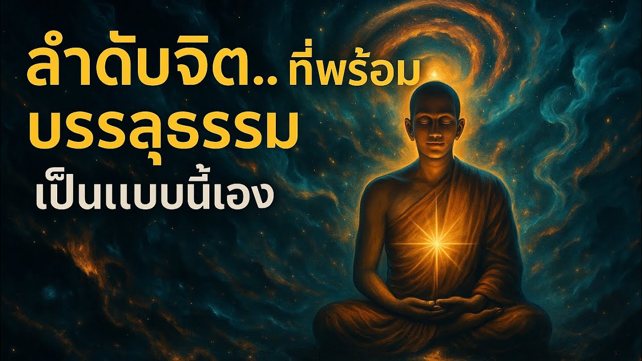 ลำดับจิต…ที่พร้อมบรรลุธรรม เป็นแบบนี้เอง | ธรรมะลึกซึ้ง