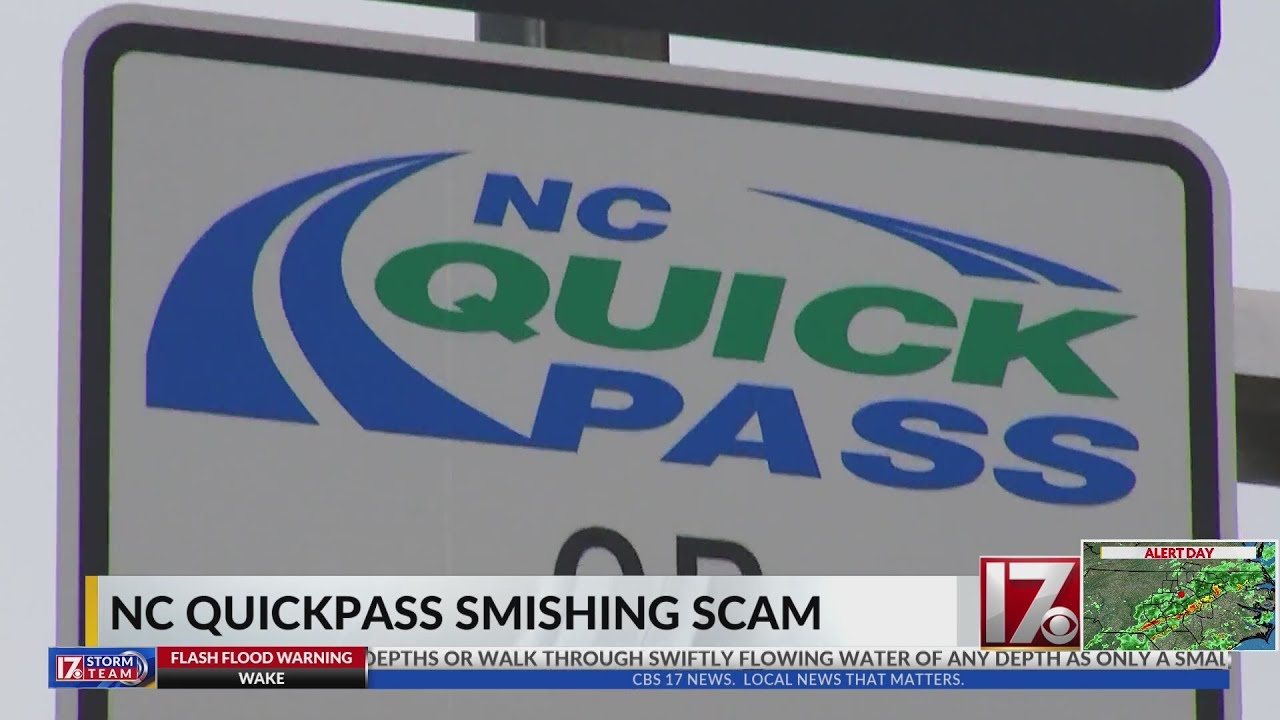 NC QuickPass smishing scam