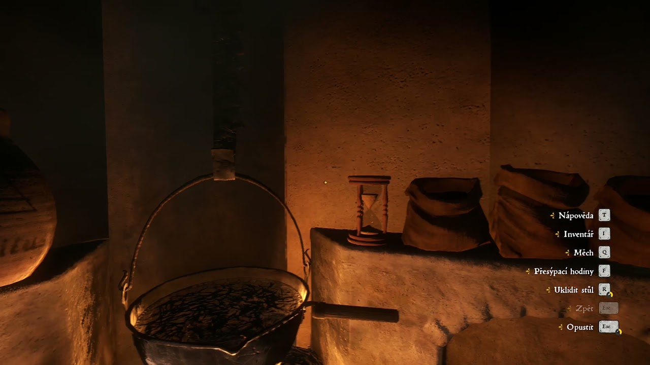 Kingdom Come Deliverance jak se vaří lektvar tichošlápek