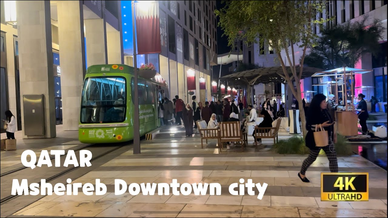QATAR , Msheireb Downtown - City by Walk 2024 - 4K UHD 60FPS #2024 #qatar
