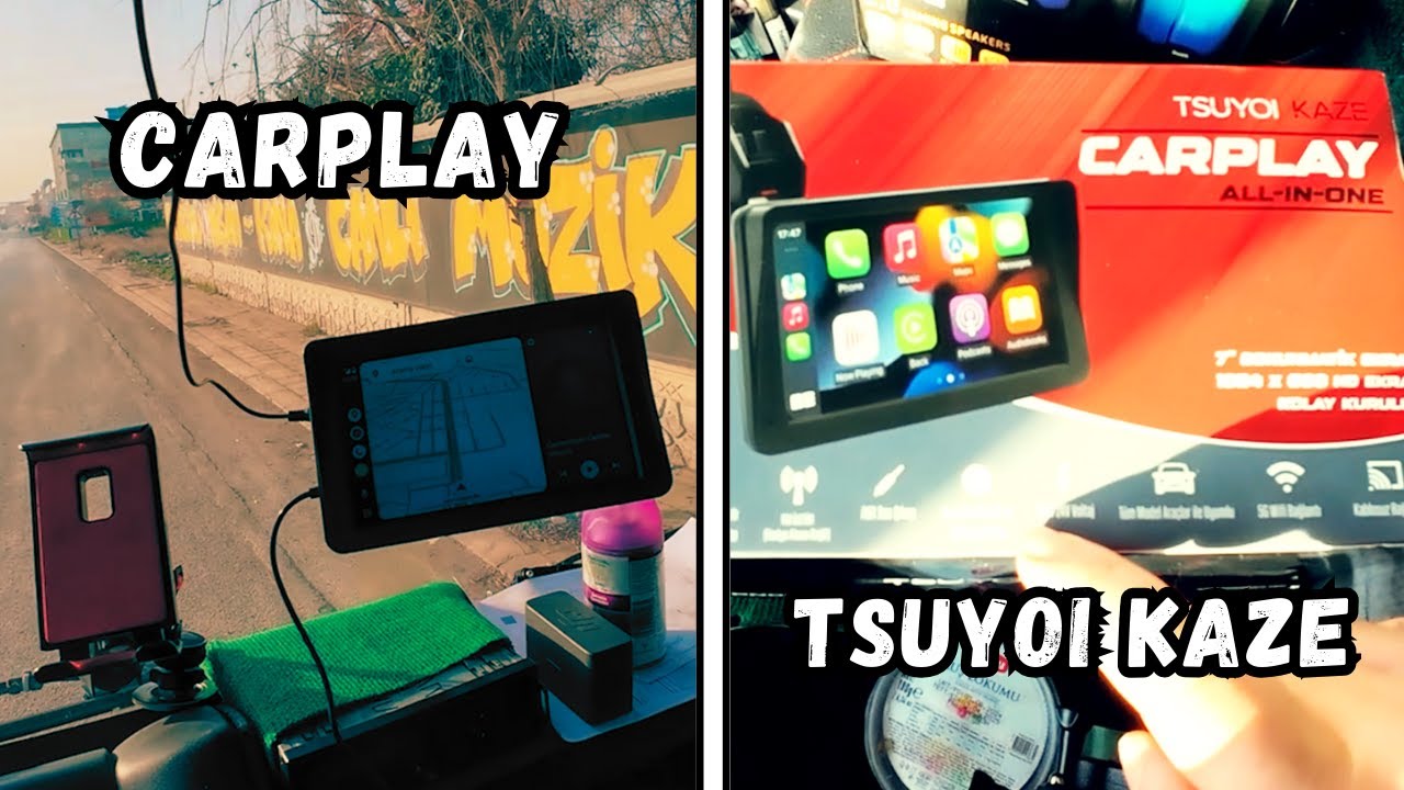 Kamyona TSUYOİ KAZE Kablosuz CarPlay ve Hoparlör Taktım