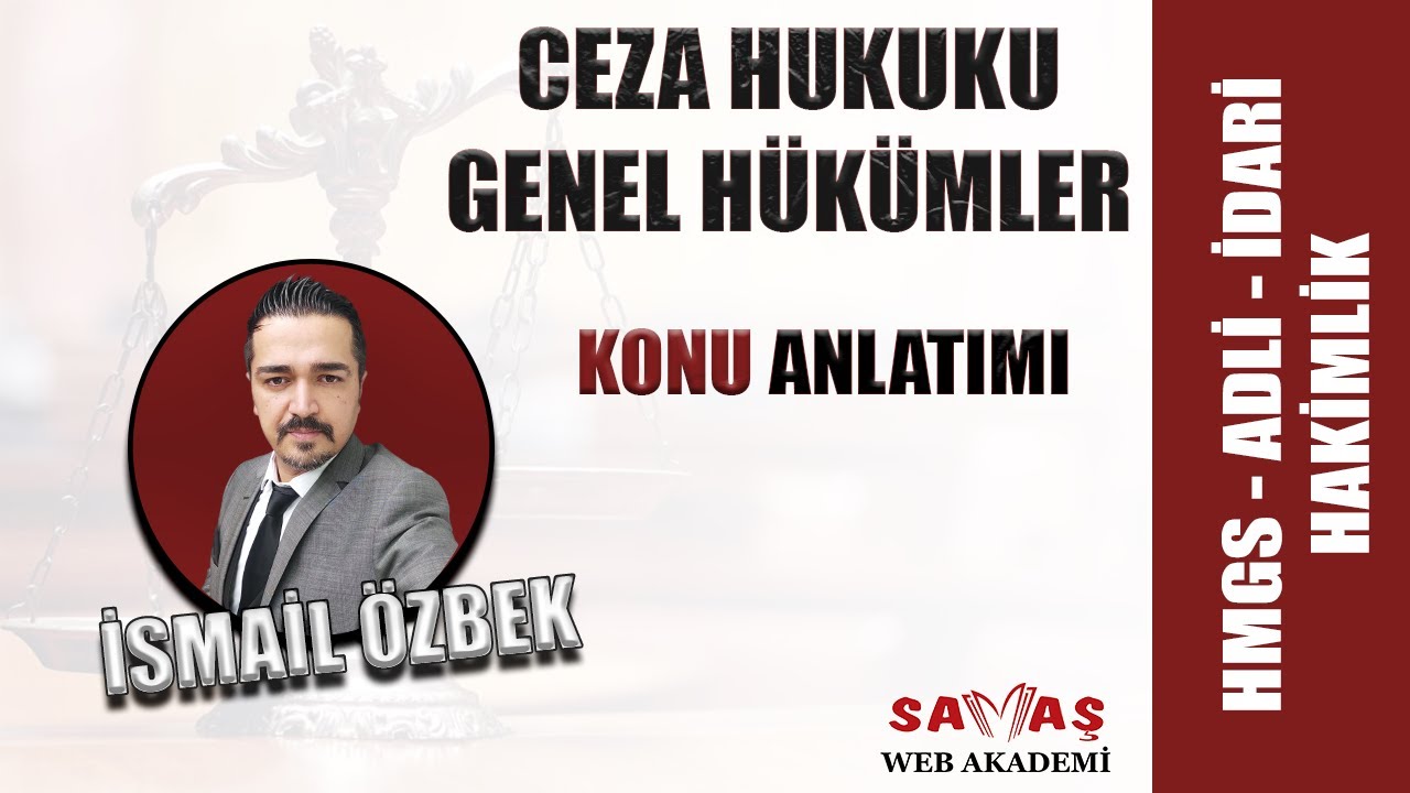 47- 2026 HMGS - HAKİMLİK - CEZA HUKUKU - SUÇLARIN İÇTİMAI -  İSMAİL ÖZBEK
