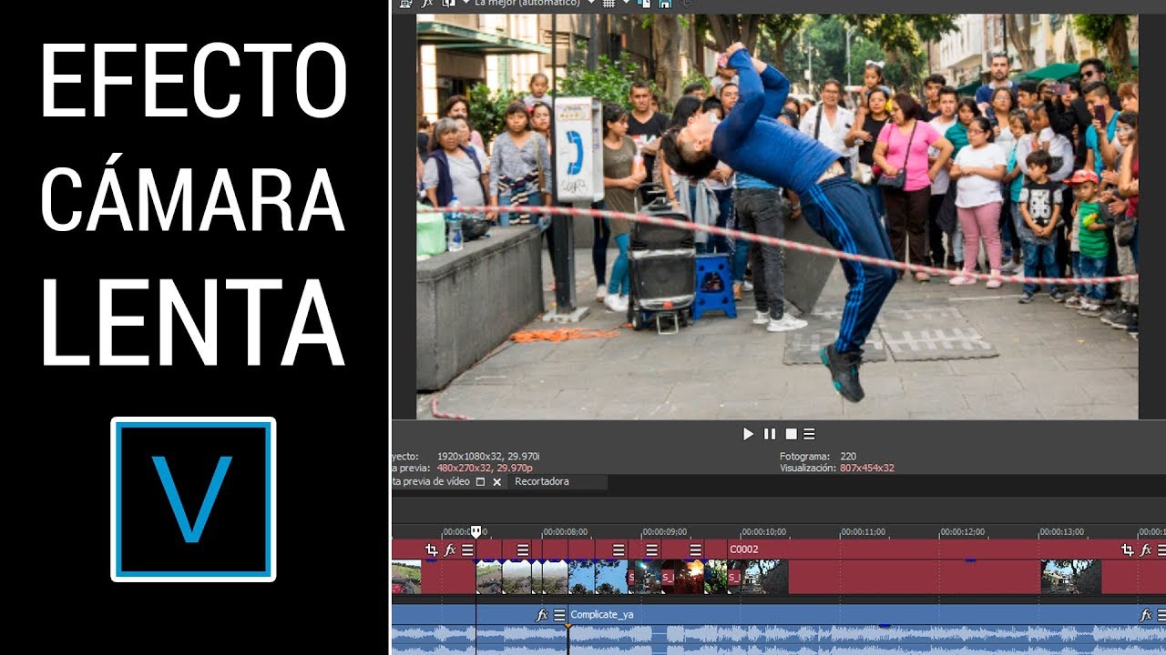 Como EDITAR CÁMARA LENTA y RÁPIDA con Vegas Pro