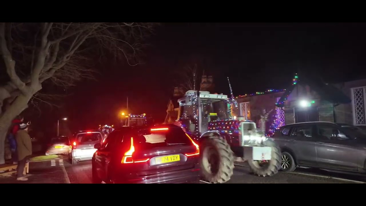 Christmas tractor rally chesterfield Derbyshire 🎄🎄🎄