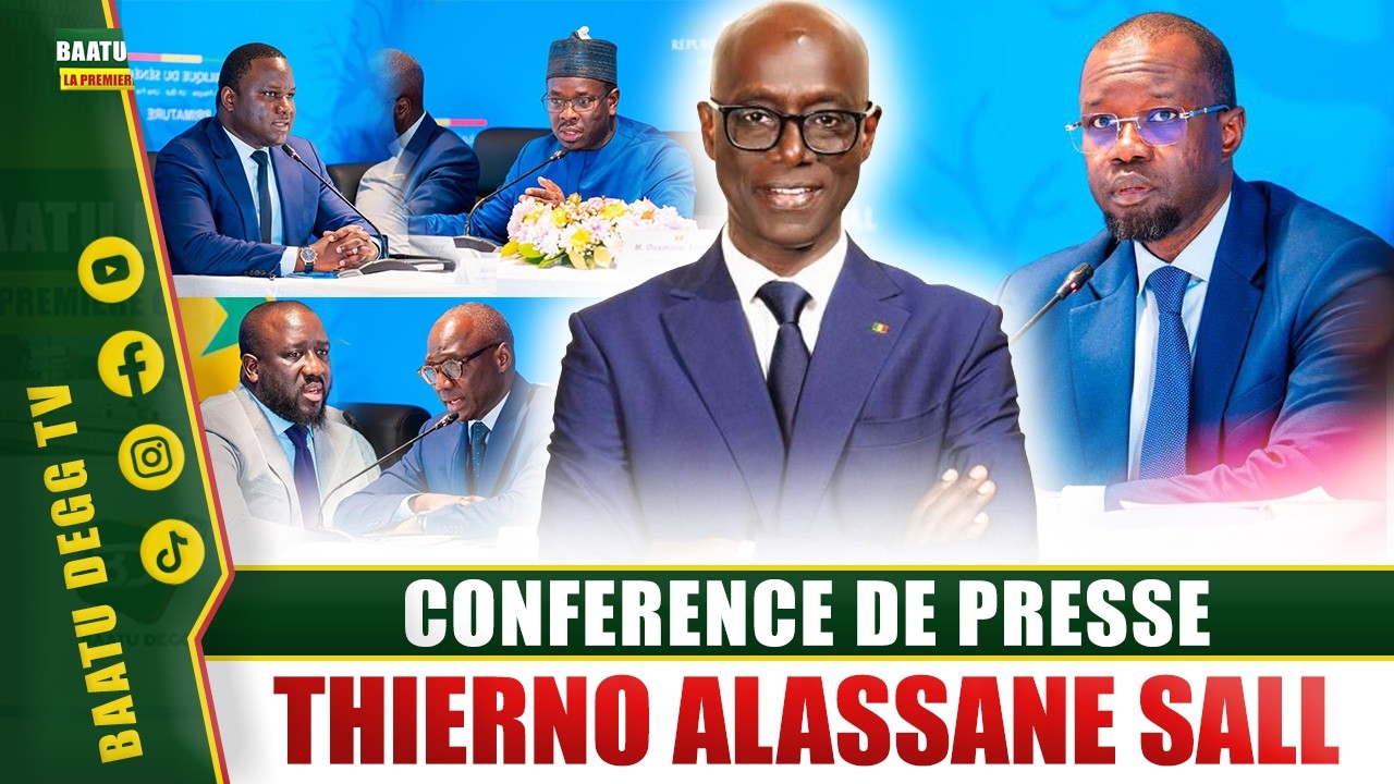 🔴 [ EN DIRECT ] CONFERENCE DE PRESSE : THIERNO ALASSANE SALL