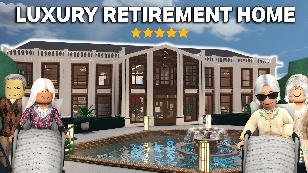 I OPENED A LUXURY RETIREMENT HOME IN BLOXBURG