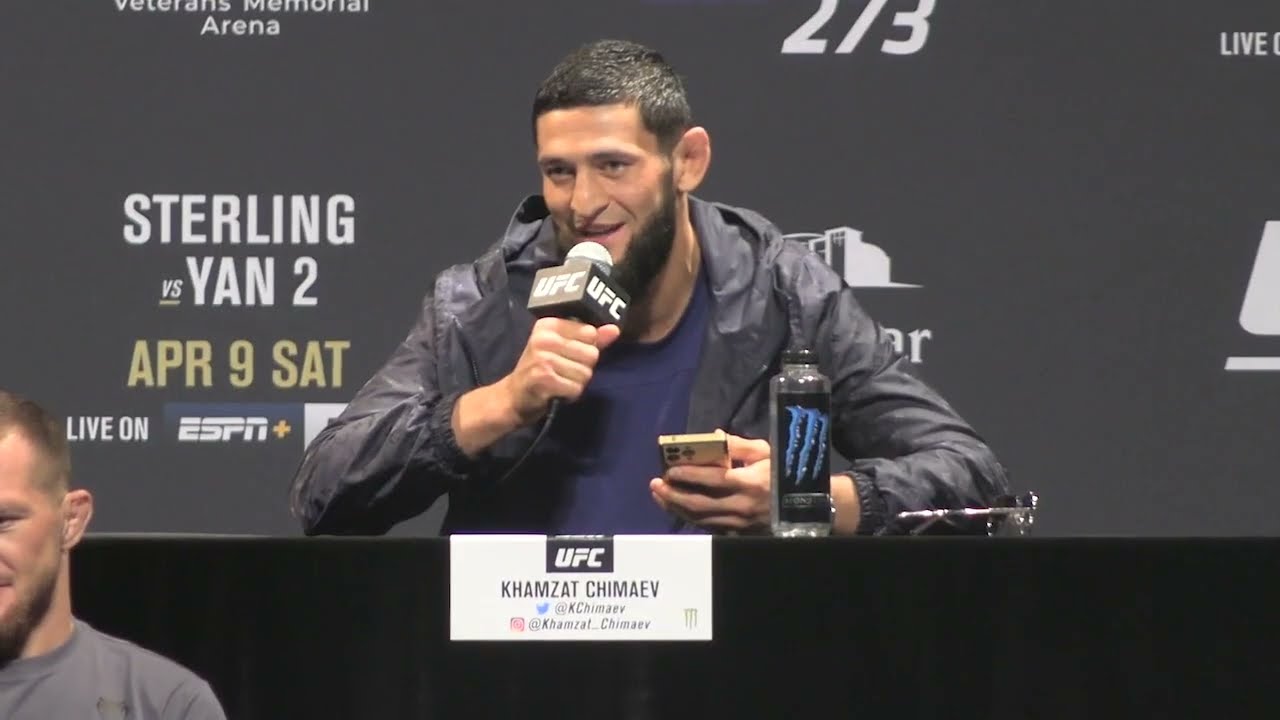 Хамзат Чимаев против Гилберта Бернса на пресс-конференции UFC 273: основные моменты дискуссии