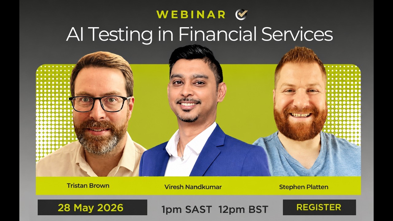 Webinar - AI Testing in Financial Services