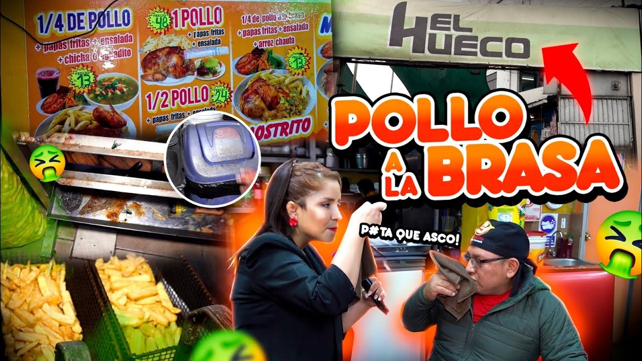 &iexcl;POLLOS A LA BRASA DEL HUECO ! TERRIBLE
