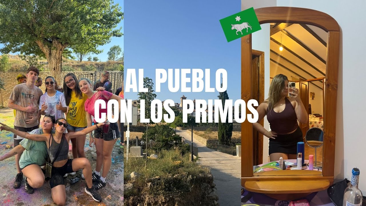 AL PUEBLO CON MIS PRIMOS 🪩♥️