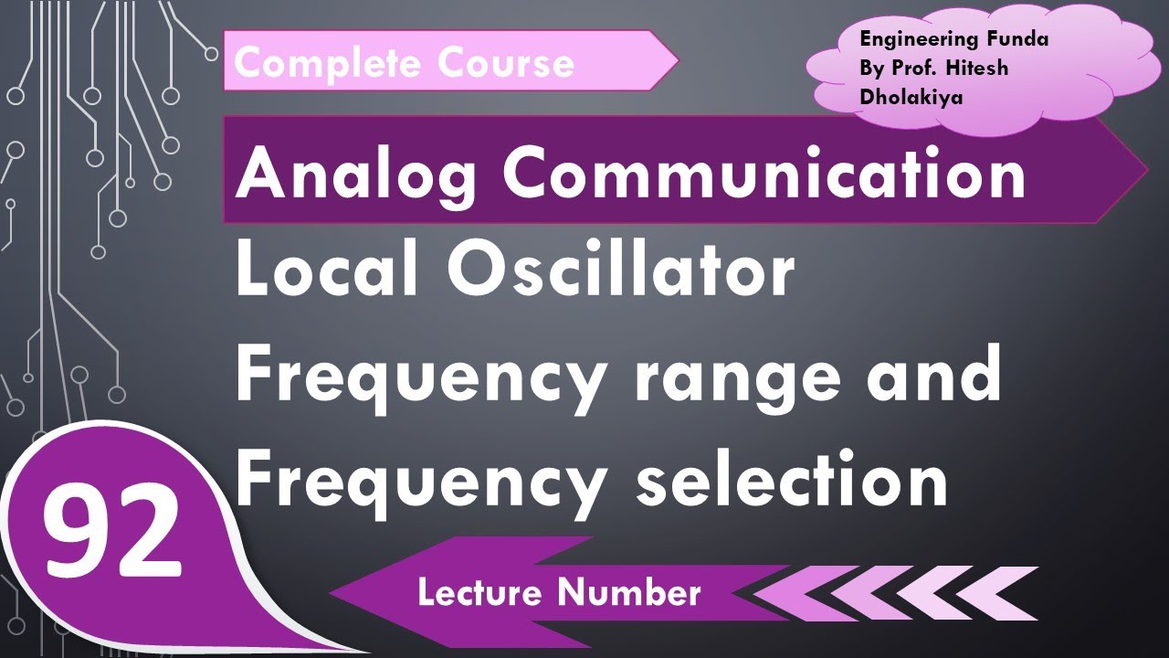 Local Oscillator Frequency Range & Frequency Selection in Analog Communication by Engineering Funda