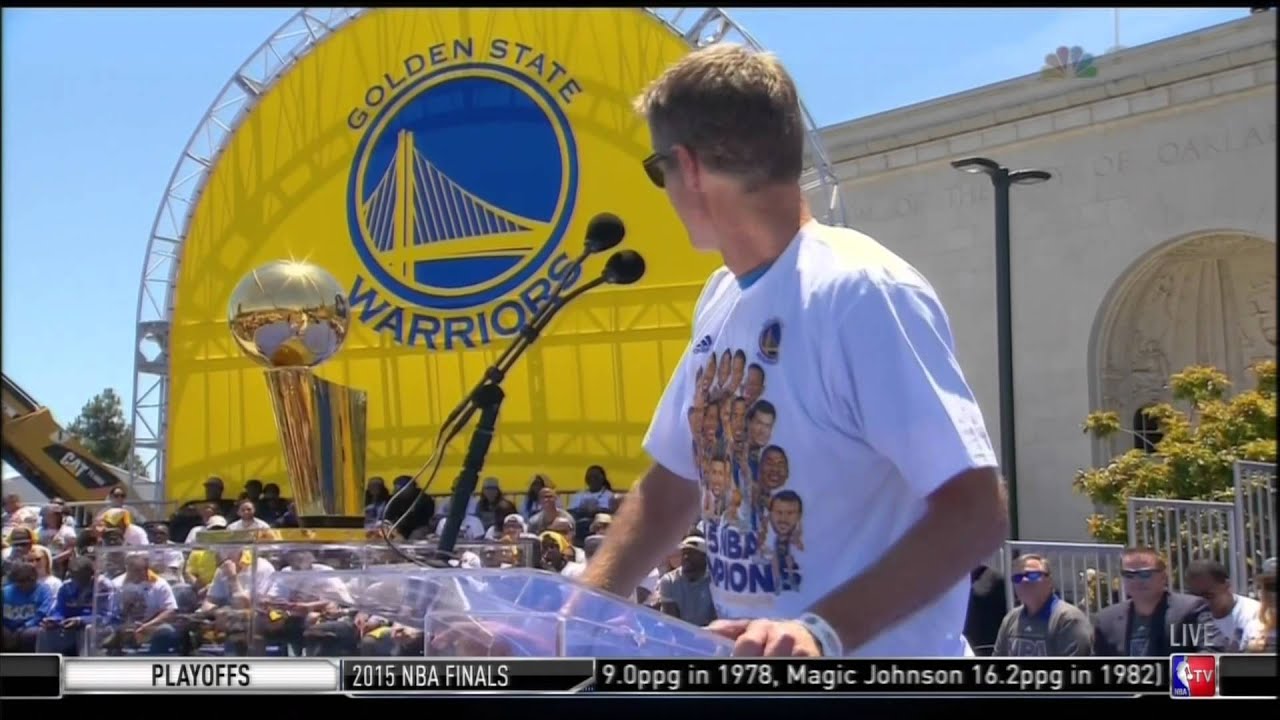 Steve Kerr title speech