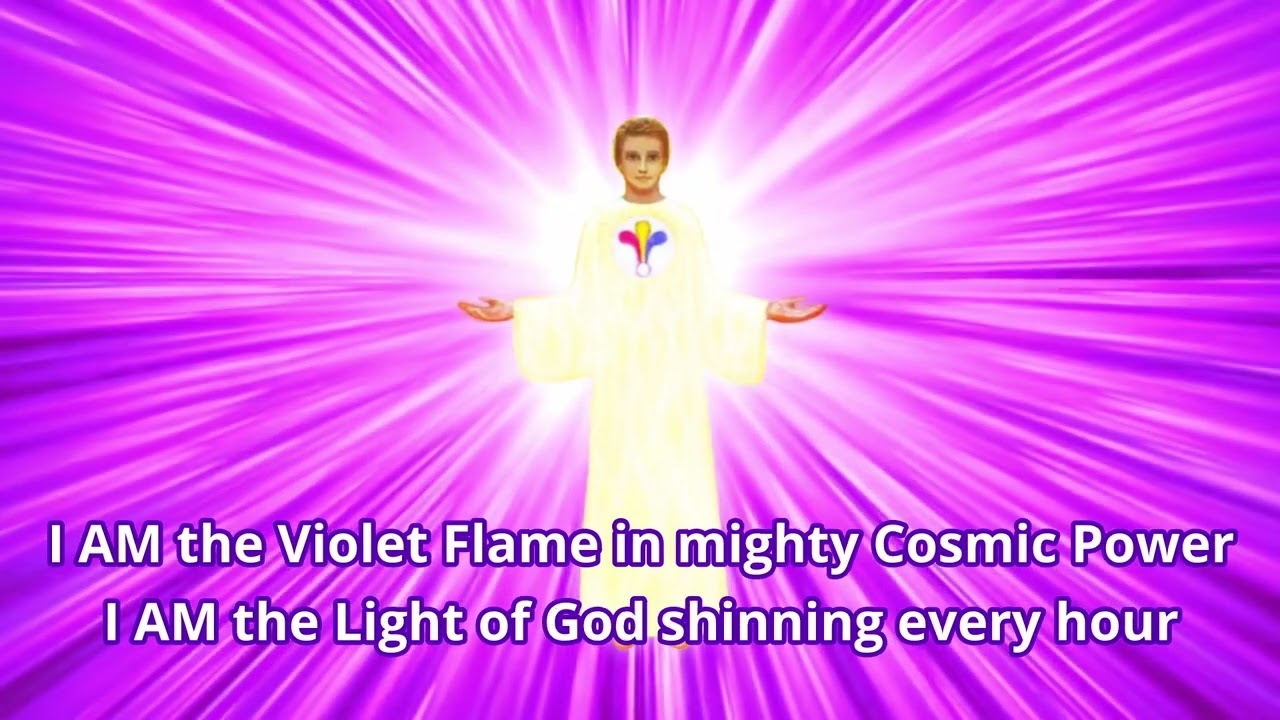 Violet Flame Decrees - for Beginners - Includes Onscreen Words