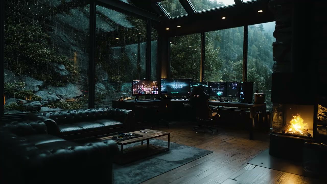 Deep Work Flow | Nature Rain Sounds to Help You Study and Focus