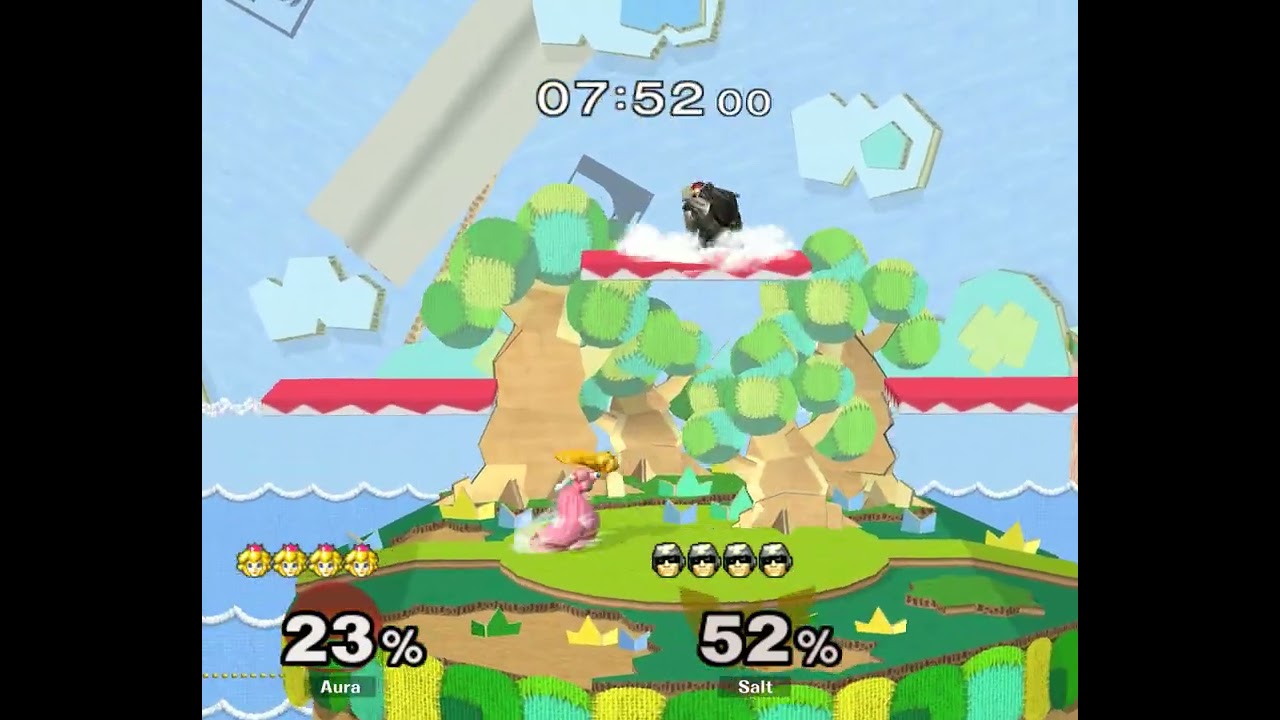 [ass] 177 - Melee Singles WF — Salt ⟮Falcon⟯ vs Aura ⟮Peach⟯