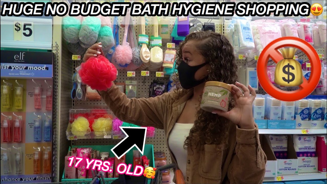 TEEN GOES NO BUDGET BATH HYGIENE ROUTINE SHOPPING @WAL-MART!