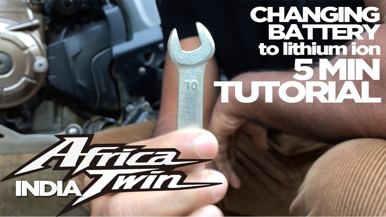 Africa Twin India | Changing Battery to a Lithium Ion | 5 Min Tutorial