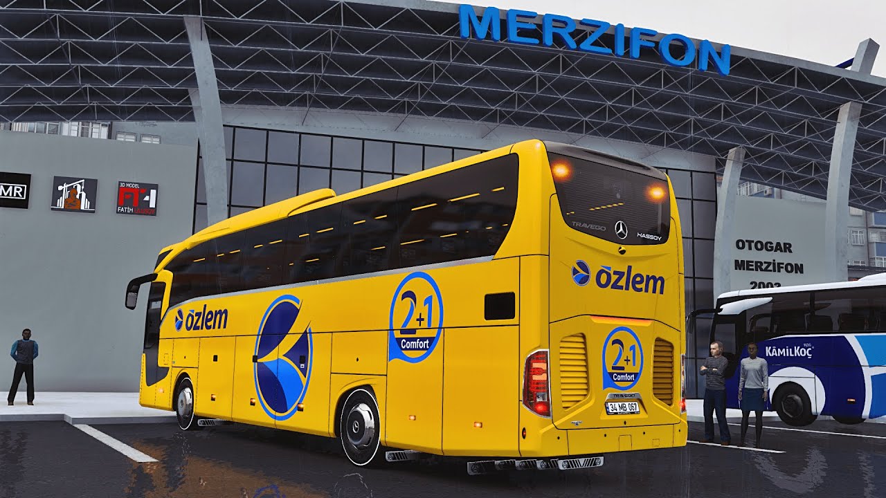 Mercedes-Benz New Travego 15 SHD | Çankırı-Merzifon Seferi | Ets 2 1.48.5 Mods #g29 #bus #hvtmod