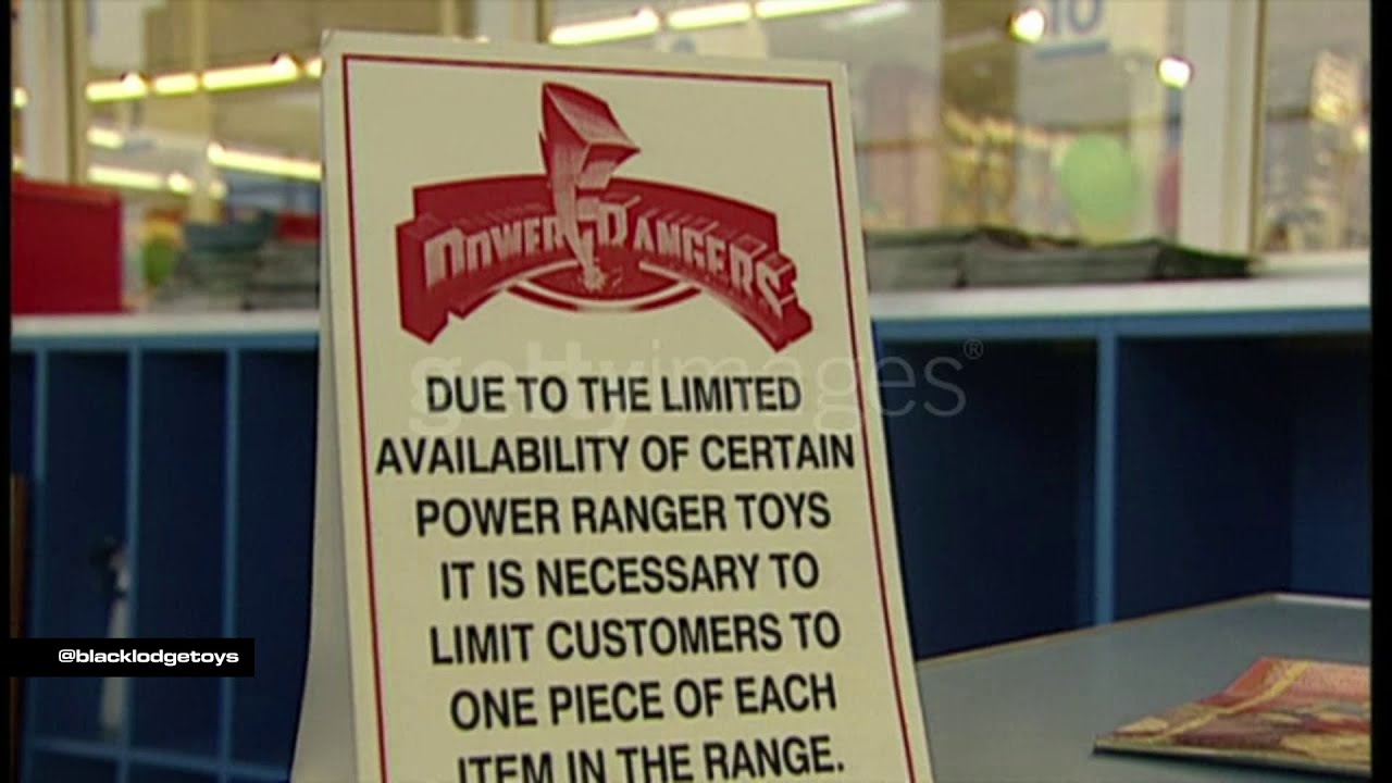 Mighty Morphin Power Rangers - Toy”R”Us - CHRISTMAS 1994 - UNCUT