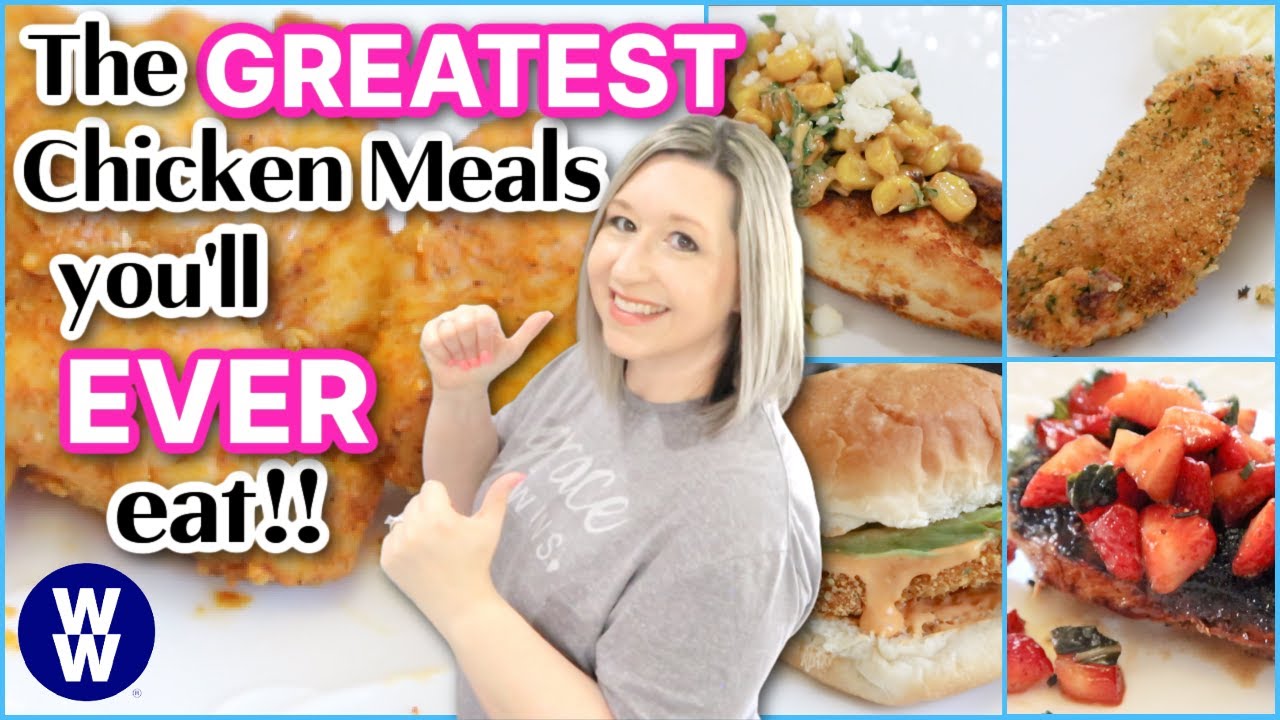 5 EASY CHICKEN MEALS, WEIGHT WATCHERS PERSONAL POINTS