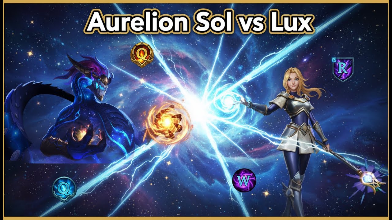 MVP Aurelion Sol  (10/1/17) vs Lux | PENTAKILL de nuestro ADC