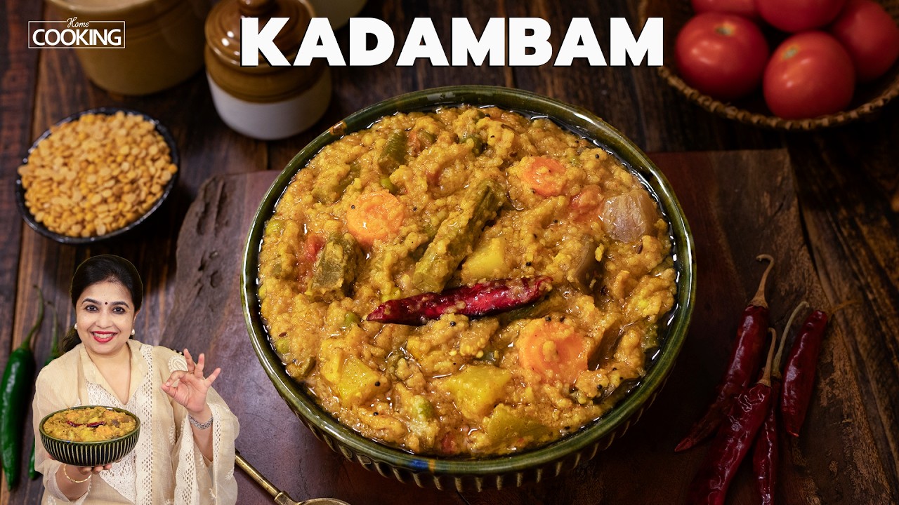 Kadambam Recipe | South Indian Sambar Rice | Healthy Lunch Recipe