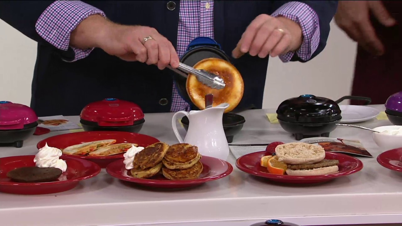 Yes Chef! Set of 3 Personal Griddles w/ Gift Boxes on QVC