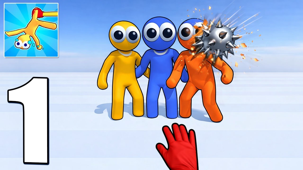 Grab Throw : Hit Annoying Guys - Gameplay Walkthrough Part 1 - Grab and Throw enemy (Android,iOS)