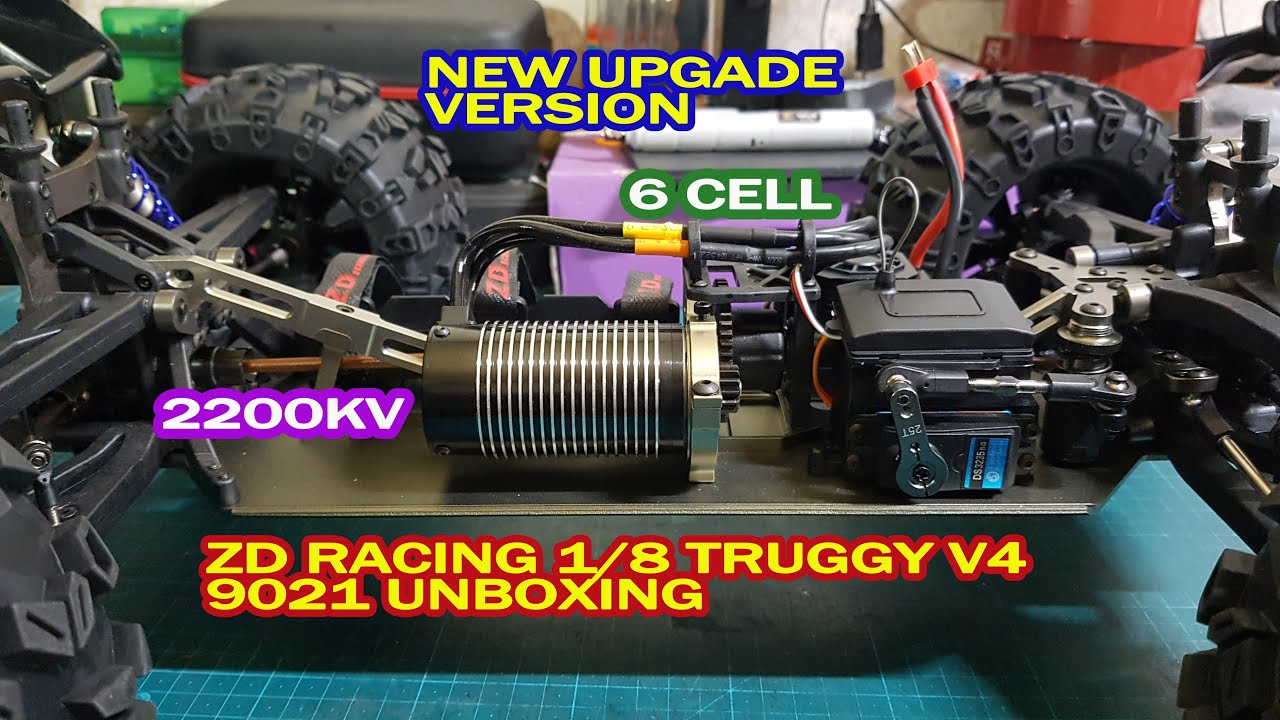 NEW ZD racing 9021 V3+ 1/8 Truggy unboxing 트러기 개봉기