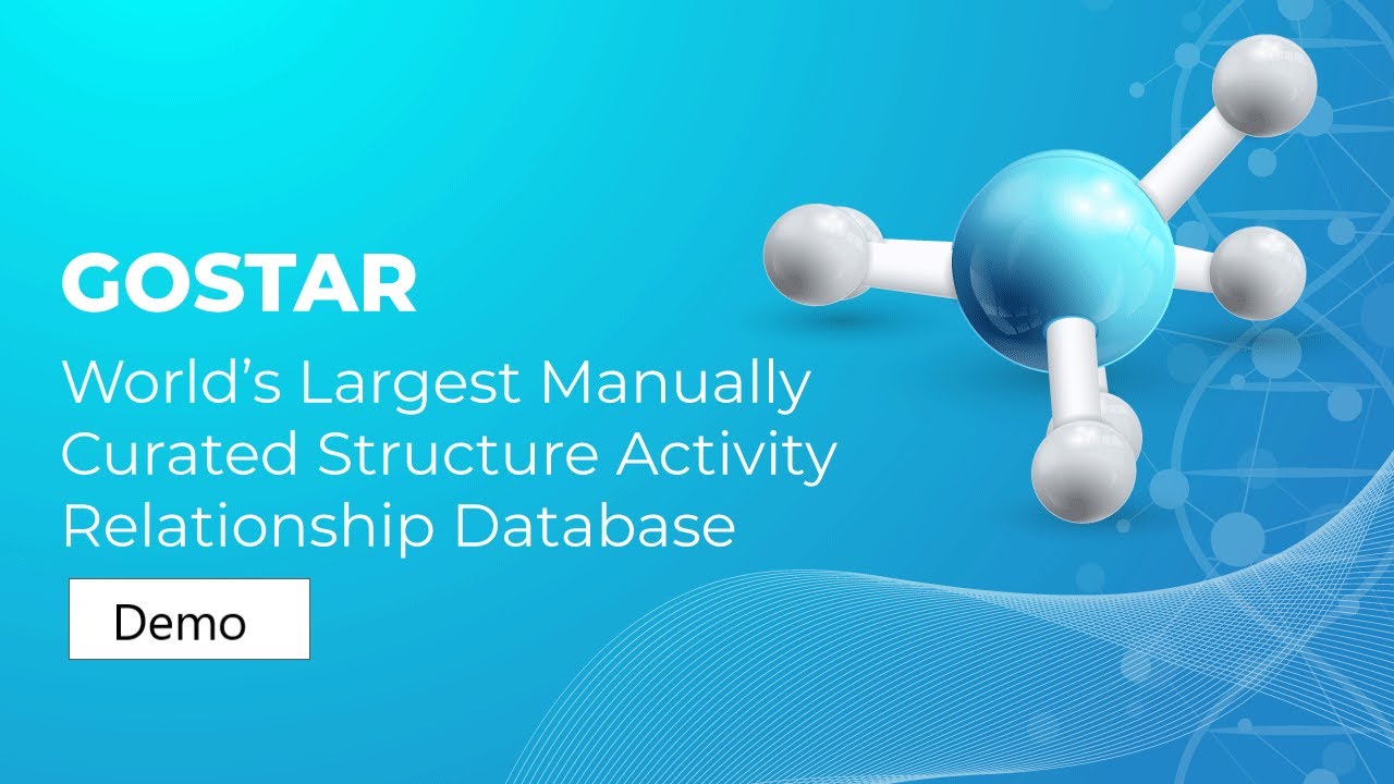 GOSTAR 2 Minute Demo | SAR & Medicinal Chemistry Data