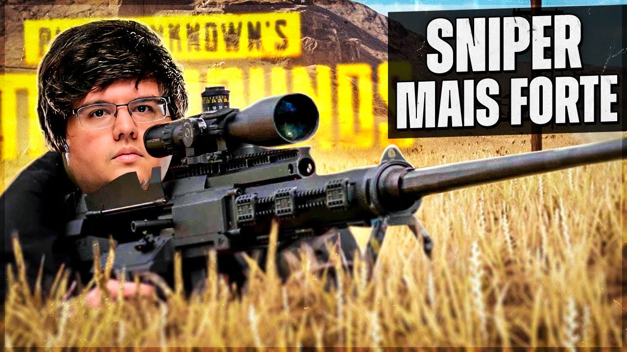 PRIMEIRA VEZ COM A SNIPER MAIS FORTE DO PUBG