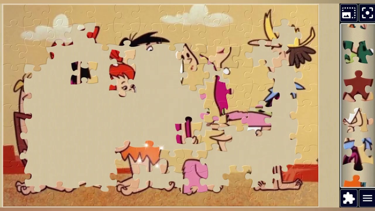 The Flintstones Family meets the great Gazoo👨‍👩‍👧🚀👾✨️🪄//jigsaw puzzles journey🧩//puzzlesArt🧩🧩//