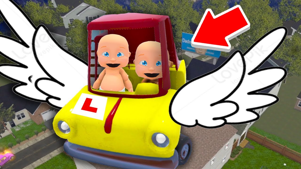 Baby Learns to FLY a CAR... (Who's Your Daddy?)