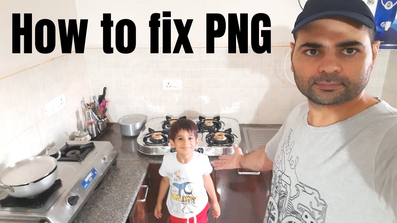 How to fix Natural Gas (PNG) Stove's connection ?