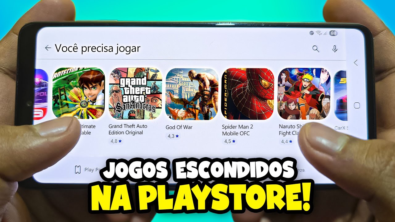 Jogos SECRETOS da Play Store que você não conhecia (Mostrei todos)