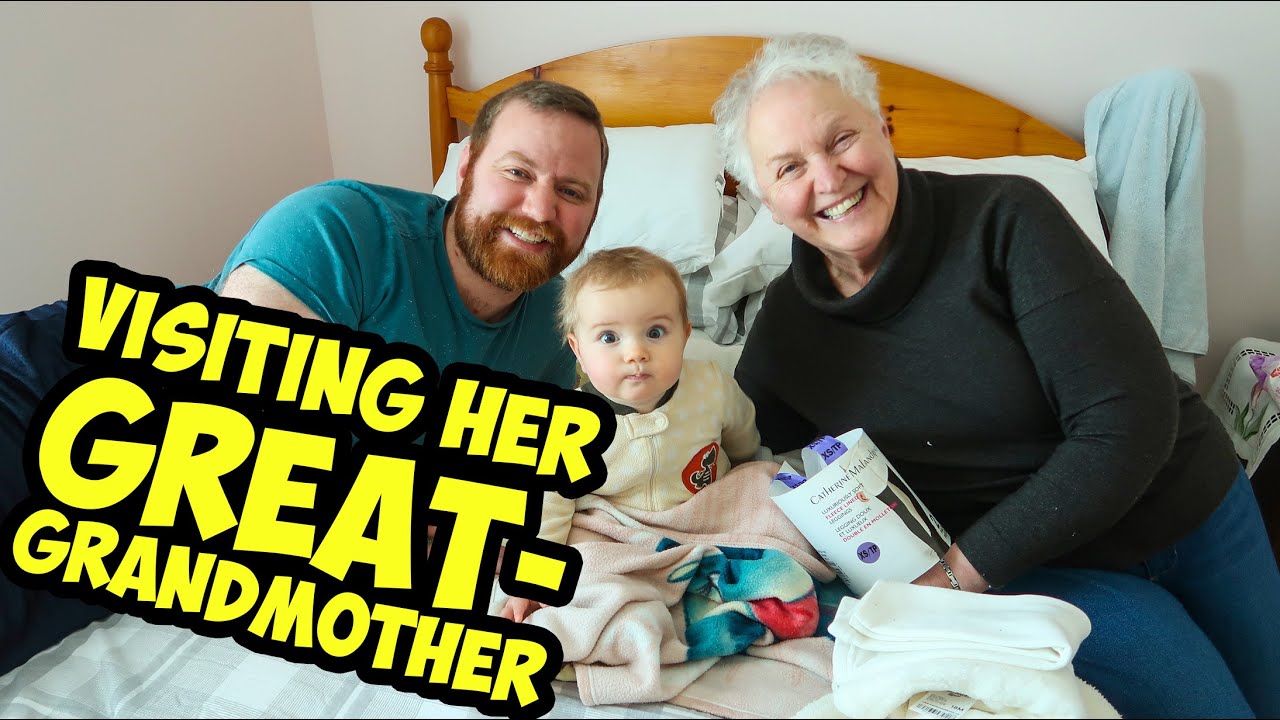 VISITING EVITA'S GREAT-GRANDPARENTS IN NEW BRUNSWICK.