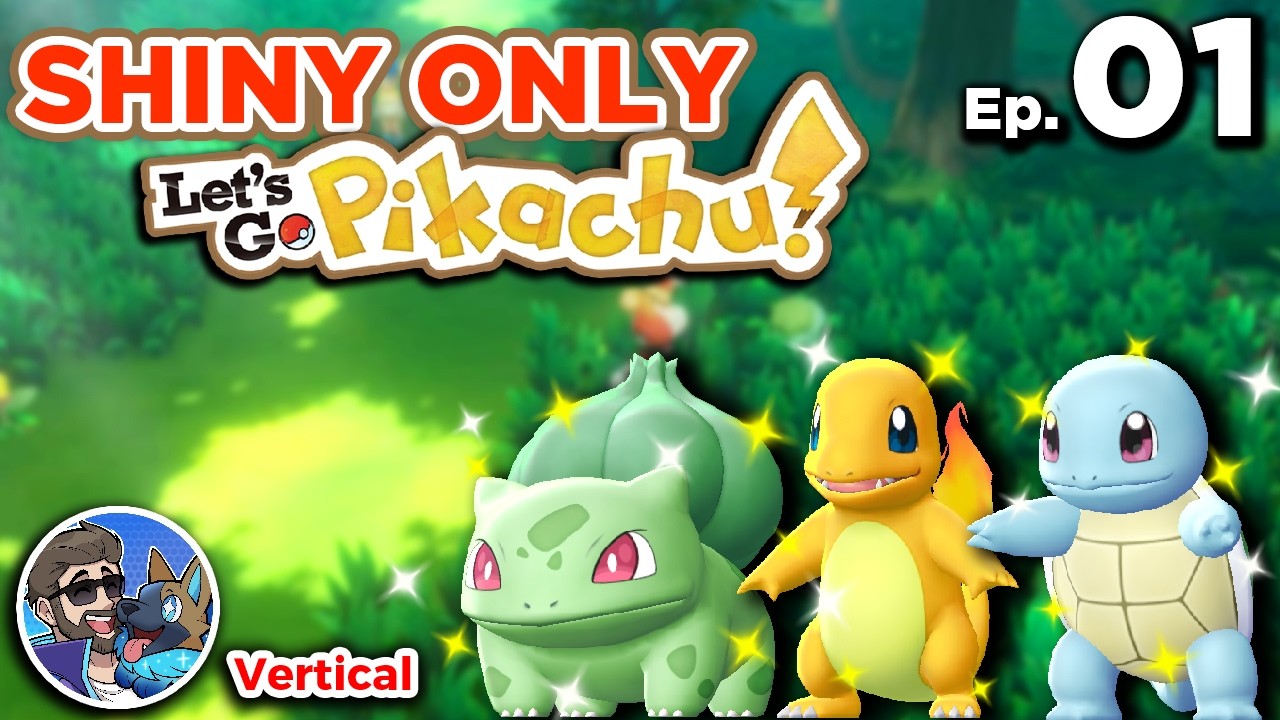Lets GO Pikachu✨Shiny Pokemon✨ONLY🔴LIVE! Vertical