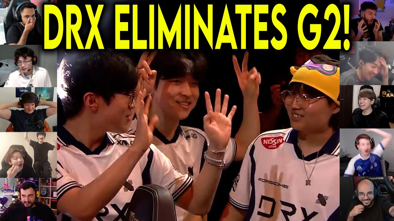 Valorant Streamers Reacts To DRX Eliminating G2 From VCT Champions