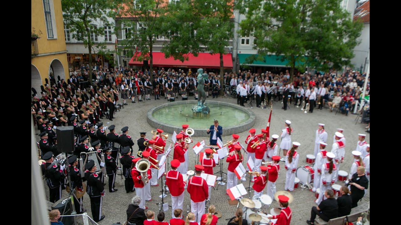 Strømsgodset Musikkorps - Rådhustorvet konsert - Ringriderfesten Sønderborg, Danmark 12.07.2025