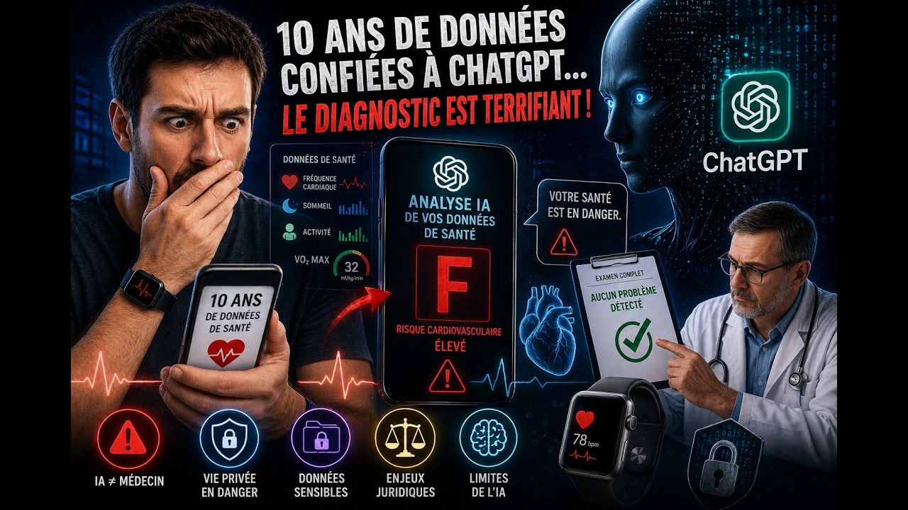 Il confie 10 ans de données de santé à ChatGPT… le diagnostic est terrifiant !