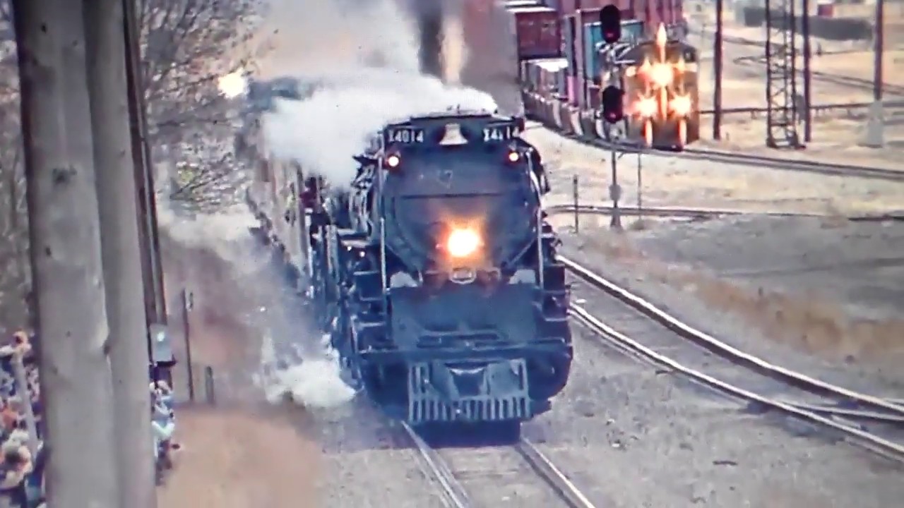 Laramie, WY webcam with BIG BOY 4014's MAIDEN VOYAGE after being silent for over 60 years!! (take 1)