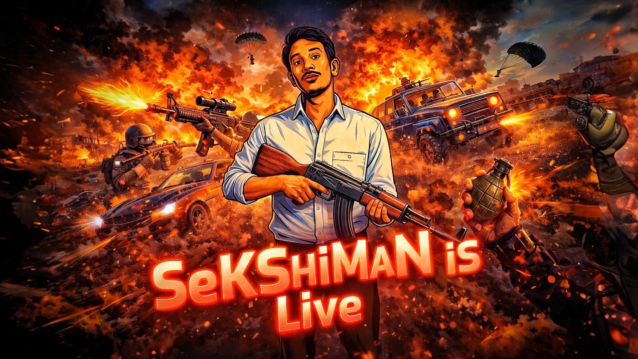 BGMI live stream with SeKSHiMaN