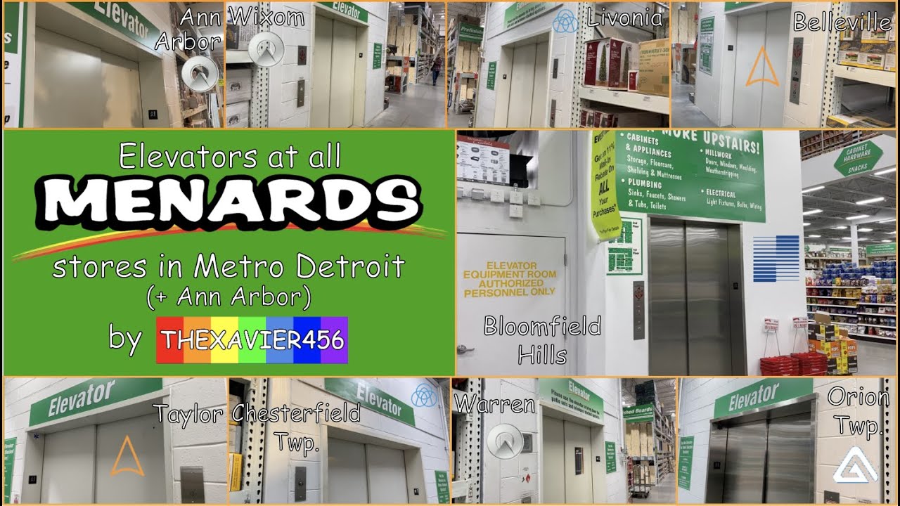 Elevators at ALL Menards® Stores in Metro Detroit (+Ann Arbor)