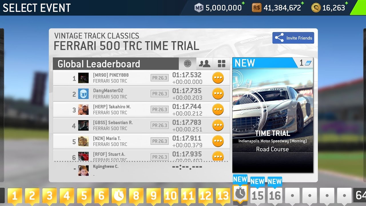 Vintage Track Classics 14 Ferrari 500 TRC Time Trial @ Indianapolis Motor Speedway 🇺🇲 Road Course