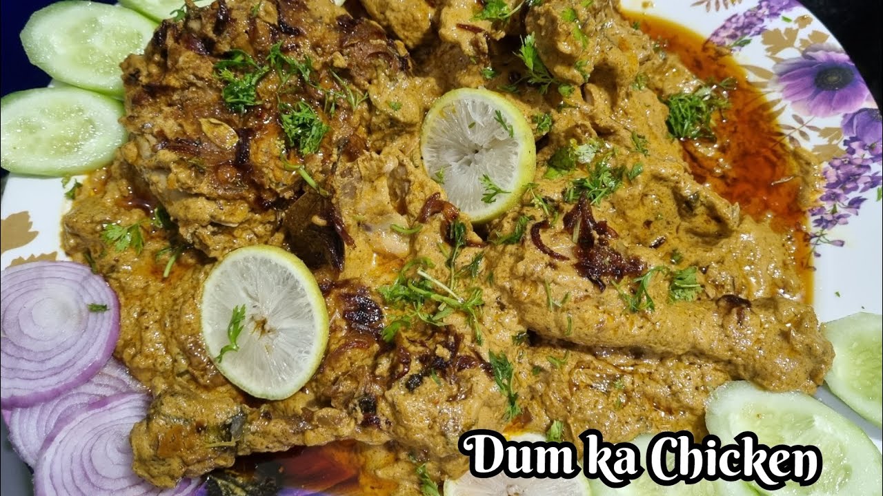 Hyderabadi Dum Ka Chicken Recipe | Nizami Dum Ka Murg Recipe | Authentic Hyderabadi Style | 