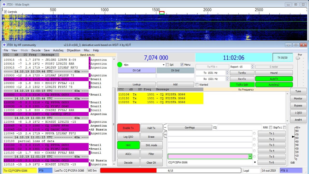 Tutorial FT8 e FT4 - PY2SFA