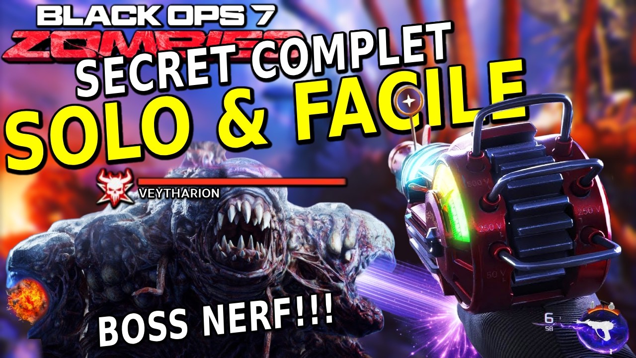Faire le SECRET COMPLET en SOLO d'Ashes of the Damned (Le boss a été NERF!) | Black Ops 7 Zombies