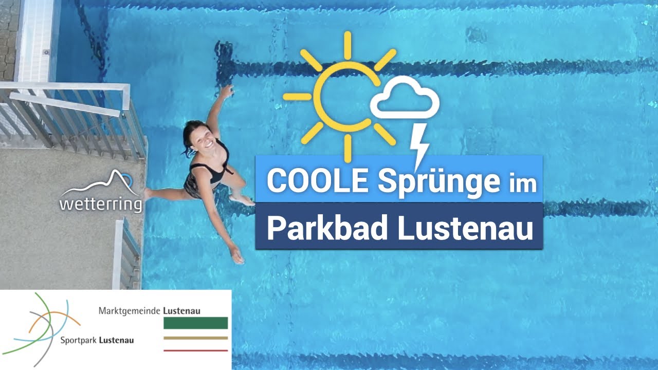 COOLE Sprünge im Parkbad Lustenau - Wetterring Regionalwetter 27.07.2022