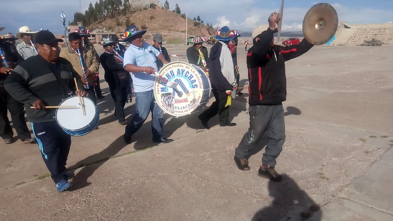 MACHU AYCHA en el primer ensayo previo carnaval chico 2020